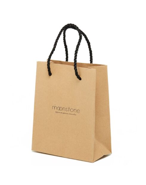 Sac Cadeau marron - 14.6x11.4x6.3 cm