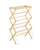 Séchoir Bambou bois - 63.5x36.5x106.5 cm