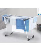 Secador Ultimate blanco/gris - 110-210x57x98 cm