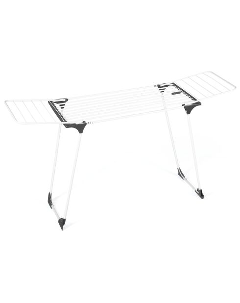 Séchoir Ultimate blanc/gris - 110-210x57x98 cm