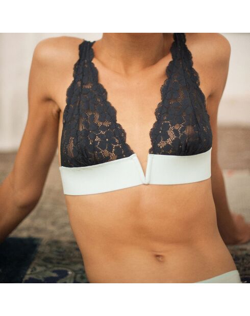 Soutien-Gorge Jean-Paul bleu marine/bleu eau