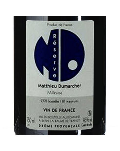 1 Réserve Rouge 2017 Dom. Dumarcher Matthieu 75cl