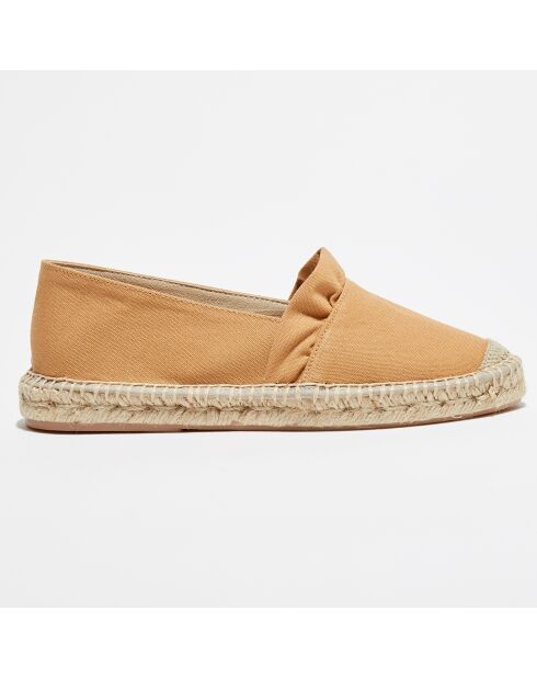 Espadrilles en Textile orange clair