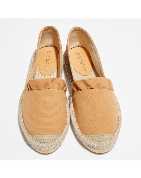 Espadrilles en Textile orange clair