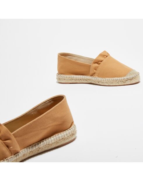 Espadrilles en Textile orange clair