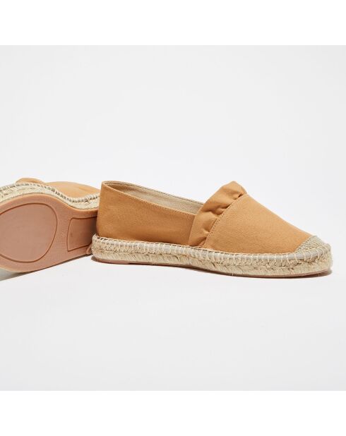 Espadrilles en Textile orange clair