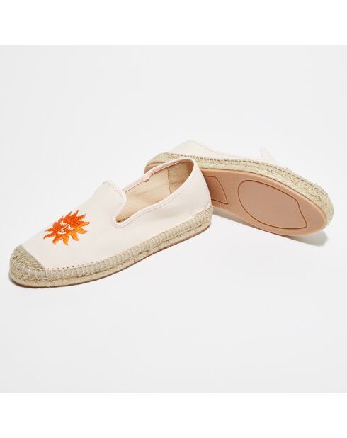 Espadrilles en Textile rose pale