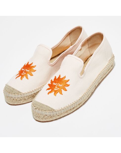 Espadrilles en Textile rose pale
