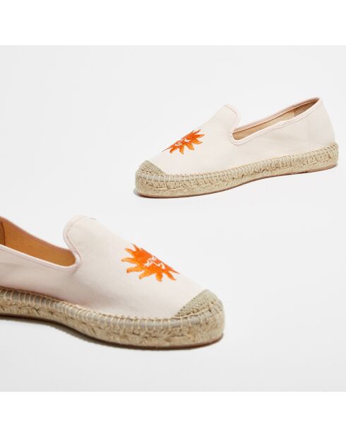 Espadrilles en Textile rose pale