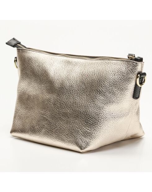 Sac porté épaule Sol doré - 24x10x4 cm