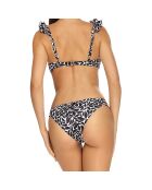 Maillot de Bain 2 pièces Cassiane noir/blanc