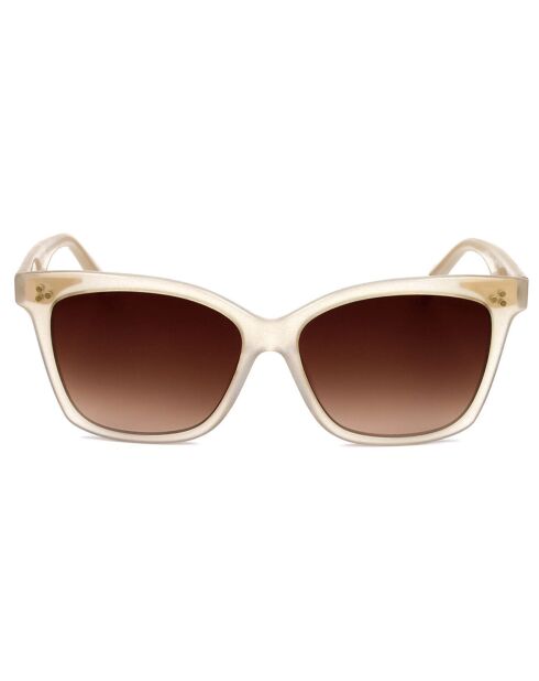 Lunettes de soleil Femme beiges