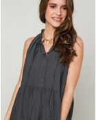 Robe 100% Lin Julie anthracite