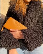 Mony camel leren metgezel - 19,5x10,5 cm