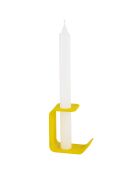 Portacandele Flex grande giallo - 5x7,5x8,5 cm