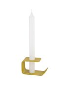 Flec Kerzenhalter, Größe M, Grüngold, 5 x 10 x 5,5 cm