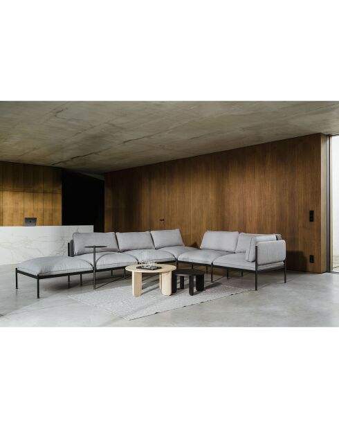 Table basse Kuvu Grande beige - 75x75x37 cm