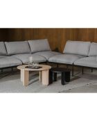 Table basse Kuvu Grande beige - 75x75x37 cm