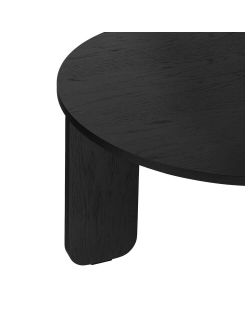 Kuvu Grande zwarte salontafel - 75x75x37 cm