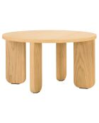Table basse Kuvu Petite beige - D.55x30 cm