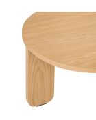 Table basse Kuvu Petite beige - D.55x30 cm