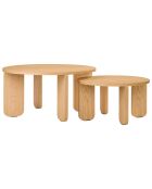Table basse Kuvu Petite beige - D.55x30 cm