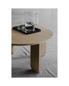 Table basse Kuvu Petite beige - D.55x30 cm