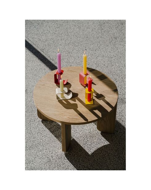 Table basse Kuvu Petite beige - D.55x30 cm
