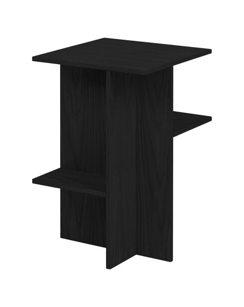Table d'appoint Atik noire - 36x36x56 cm