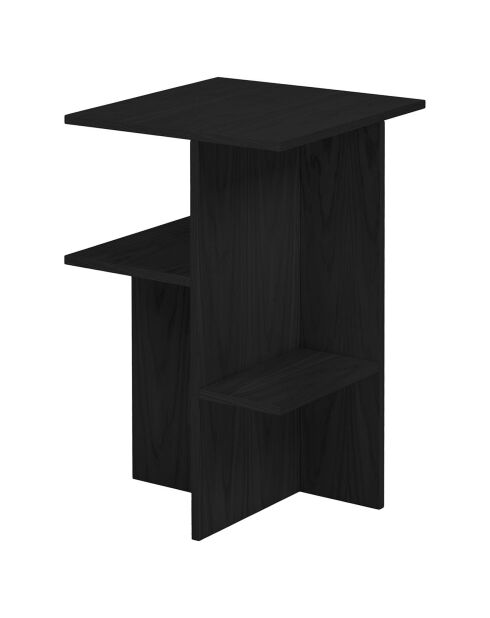 Table d'appoint Atik noire - 36x36x56 cm