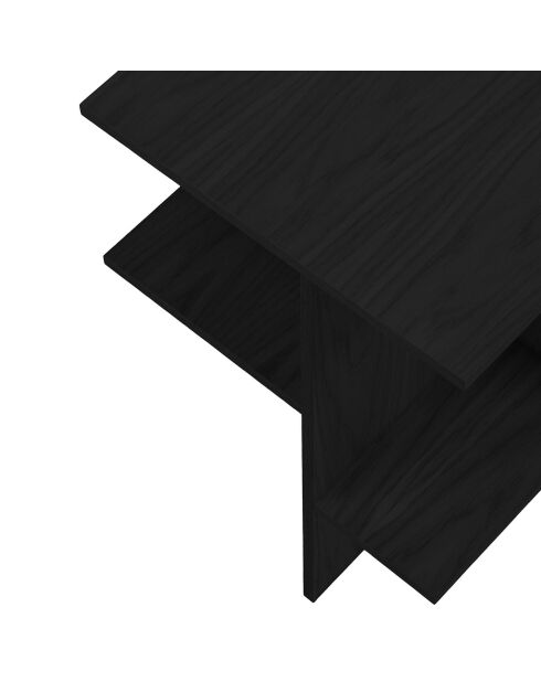 Table d'appoint Atik noire - 36x36x56 cm