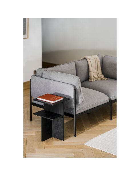 Table d'appoint Atik noire - 36x36x56 cm