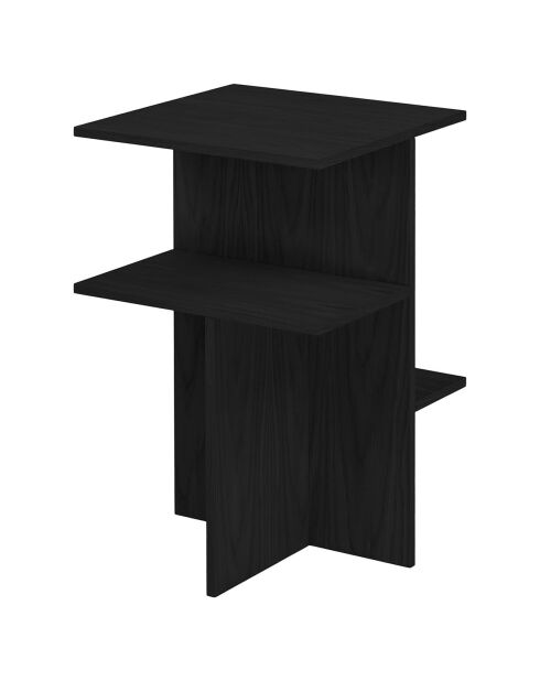 Table d'appoint Atik noire - 36x36x56 cm