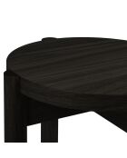 Tabouret Hopp beige - D.34x45 cm