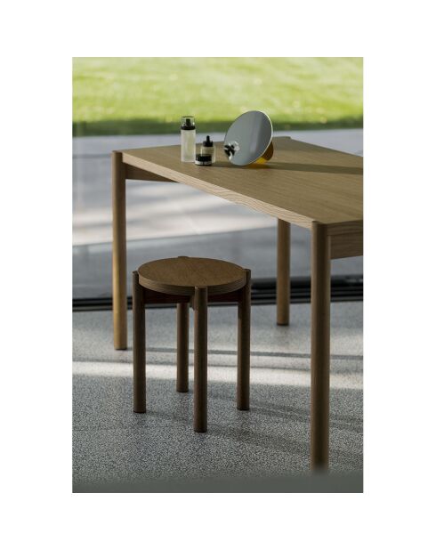 Miroir de table Tako jaune - 20x10x18 cm
