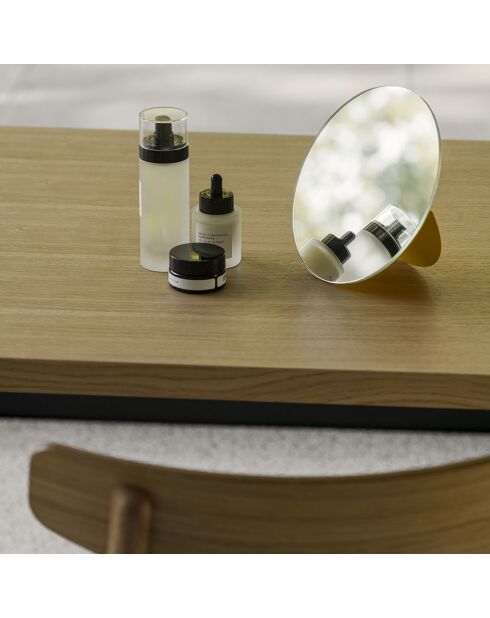 Miroir de table Tako crème - 20x10x18 cm