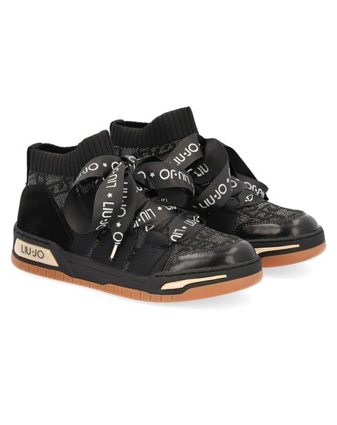Sneakers Gyn noir/argenté