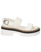 Sandales Paulina blanches - Talon 5.5 cm