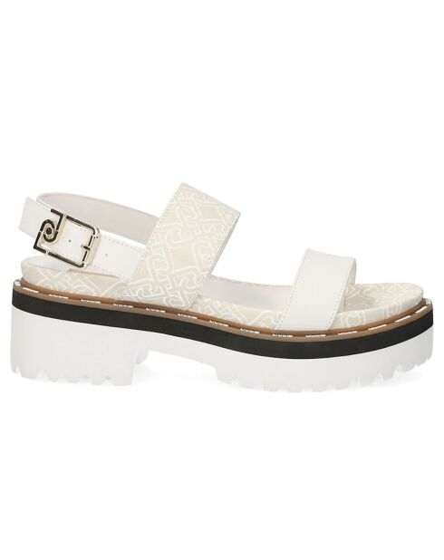 Sandales Paulina blanches - Talon 5.5 cm