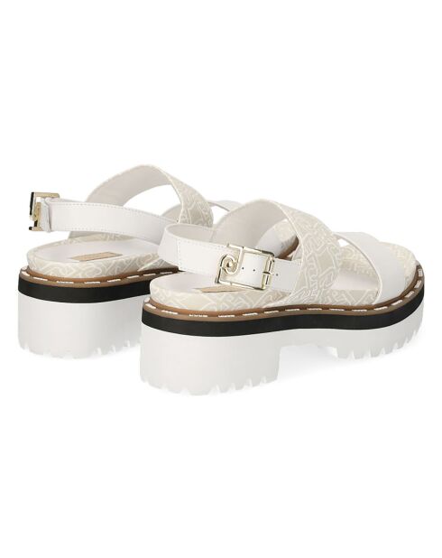 Sandales Paulina blanches - Talon 5.5 cm