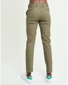 Pantalon sar marron/kaki