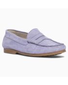 Mocassins en Velours de Cuir Lincoln lilas