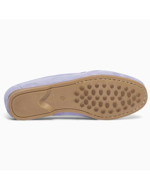 Mocassins en Velours de Cuir Lincoln lilas