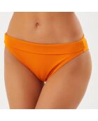 Bas de maillot de bain à revers Essentiels orange abricot