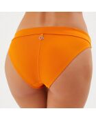Bas de maillot de bain à revers Essentiels orange abricot
