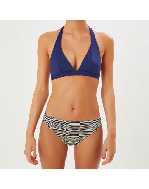 Haut de maillot de bain Essentiels bleu marine