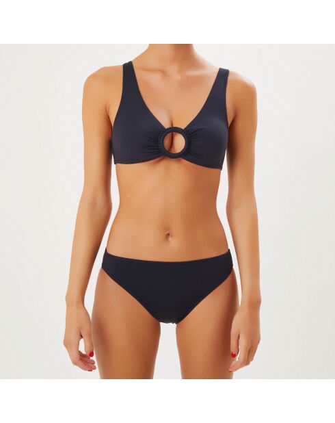 Haut de maillot de bain paddé Zenais noir