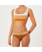 Bas de maillot de bain Pantxoa moka/beige