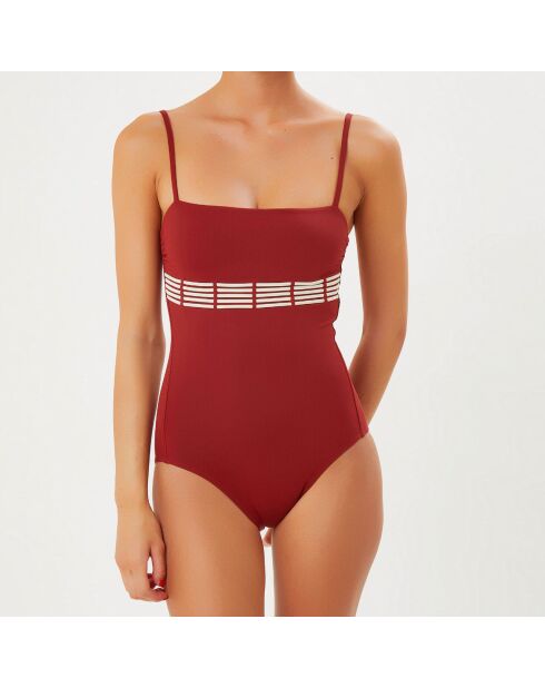 Maillot de Bain 1 pièce Eneko bordeaux