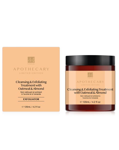 Exfoliant nettoyant à l'amande et à l'avoine - 120 ml